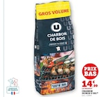 Charbon de bois - U - Hyper U à Mayenne Charbon de bois - U en promo chez Hyper U Mayenne à 14,99 €