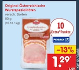Original Österreichische Wurstspezialitäten Angebote bei Netto Marken-Discount Bautzen für 1,29 €