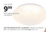 LED-Deckenleuchte "ALABAST" im Angebot bei mömax in Hannover LED-Deckenleuchte "ALABAST" Angebote bei mömax Hannover für 9,99 €