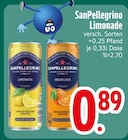 Limonade Limonata im EDEKA Prospekt Limonade Limonata von SanPellegrino im aktuellen EDEKA Prospekt für 0,89 €