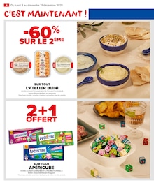 Promotion Dessert dans le prospectus Carrefour Market, valable du 08/12/2025 au 21/12/2025 Promo Dessert dans le catalogue Carrefour Market du moment à la page 6