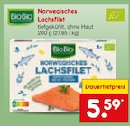 Aktuelles Norwegisches Lachsfilet Angebot bei Netto Marken-Discount in Darmstadt ab 5,59 €