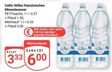 Stilles französisches Mineralwasser im Angebot bei GLOBUS in Hürth Stilles französisches Mineralwasser Angebote von Celtic bei GLOBUS Hürth für 3,33 €