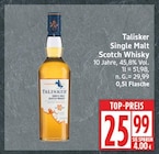 Single Malt Scotch Whisky von Talisker für 25,99 € bei EDEKA im Angebot Single Malt Scotch Whisky von Talisker im aktuellen EDEKA Prospekt