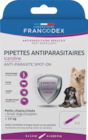 Pipettes antiparasitaires icaridine - Francodex à 12,79 € dans le catalogue Maxi Zoo