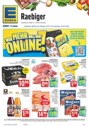 E center Supermarkt Prospekt der aktuellen Woche mit 38 Seiten, gültig von 20.07.2026 bis 25.07.2026, in Lugau und Umgebung Aktueller E center Supermarkt Prospekt in Lugau und Umgebung, "Wir lieben Lebensmittel!" mit 38 Seiten, 20.07.2026 - 25.07.2026