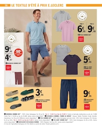 Offre Pantalon Homme dans le catalogue E.Leclerc du moment à la page 16