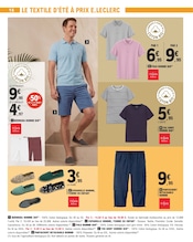 Promos Chaussures Homme dans le catalogue "la fête des mamans" de E.Leclerc Chaussures Homme en promo dans le catalogue E.Leclerc à la page 16