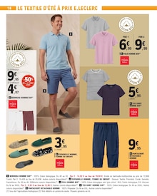 Promotion Pantalon Homme dans le prospectus E.Leclerc, valable du 19/05/2026 au 30/05/2026 Promo Pantalon Homme dans le catalogue E.Leclerc du moment à la page 16