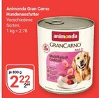 Gran Carno Angebote von Animonda bei GLOBUS Wolfenbüttel für 2,22 €