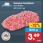 Schweine-Hackfleisch von Gut Ponholz für 3,49 € bei Netto Marken-Discount im Angebot Schweine-Hackfleisch von Gut Ponholz im aktuellen Netto Marken-Discount Prospekt