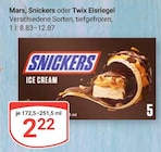 Aktuelles Mars, Snickers oder Twix Eisriegel Angebot bei GLOBUS in Leipzig ab 2,22 €