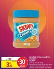 Beurre de Cacahuètes Creamy - Skippy dans le catalogue Intermarché