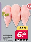 Hähnchenbrustfilets natur  im aktuellen Netto mit dem Scottie Prospekt für 6,99 €