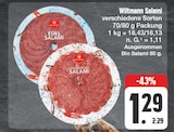 Edel Salami im Angebot bei EDEKA in Zwickau Edel Salami Angebote von Wiltmann bei EDEKA Zwickau für 1,29 €