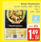 Maultaschen Angebote von Bürger bei Marktkauf Hamburg für 1,49 €