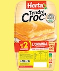 Tendre Croc' Jambon Fromage Sans Croûte - HERTA en promo chez Intermarché Express Tendre Croc' Jambon Fromage Sans Croûte - HERTA dans le catalogue Intermarché Express