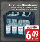 Mineralwasser im Angebot bei E center in Herne Mineralwasser Angebote von Gerolsteiner bei E center Herne für 6,49 €