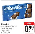 nah und gut Flossenbürg - Schogetten Angebot im Prospekt Schogetten bei nah und gut im Flossenbürg Prospekt für 0,99 €