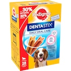 Stick Hygiène Bucco-Dentaire Pour Chien Moyen Dentastix Pedigree à 5,49 € dans le catalogue Auchan Hypermarché