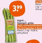 Spargel, grün bei tegut im Mainz Prospekt für 3,99 €