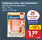 Aktuelles Lachs- oder Landschinken Angebot bei Netto Marken-Discount in Jena ab 1,29 €