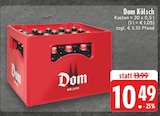 Kölsch Angebote von Dom bei EDEKA Frechen für 10,49 €