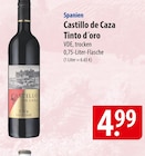 Castillo de Caza Tinto d'oro Angebote bei famila Nordost Stade für 4,99 €