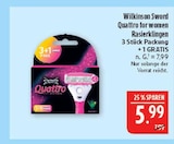 Quattro for women Rasierklingen Angebote von Wilkinson Sword bei Marktkauf Coburg für 5,99 €