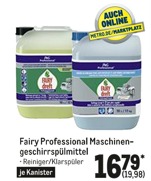 Metro Crailsheim - Maschinengeschirrspülmittel Maschinengeschirrspülmittel Angebot bei Metro Crailsheim im Prospekt Gastro-Journal
