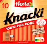 KNACKI ORIGINAL HERTA - HERTA en promo chez Auchan Hypermarché KNACKI ORIGINAL HERTA - HERTA dans le catalogue Auchan Hypermarché
