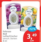 Bad Lufterfrischer von Febreze im aktuellen budni Prospekt