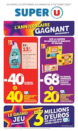 Prospectus Supermarchés Super U en cours à Le Pas et alentours, "SUPER U", 40 pages, 22/09/2026 - 04/10/2026 Catalogue Supermarchés Super U en cours à Le Pas et alentours, "SUPER U", 40 pages, 22/09/2026 - 04/10/2026