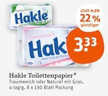 Toilettenpapier von Hakle im aktuellen tegut Prospekt für 3,33 €