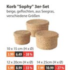 Korb "Sophy" 3er-Set von  im aktuellen V-Markt Prospekt für 3,99 €