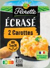 Écrasé pommes de terre aux 2 carottes - FLORETTE - Intermarché Super à Saint-Chamond Écrasé pommes de terre aux 2 carottes - FLORETTE en promo chez Intermarché Super Saint-Chamond à 0,77 €