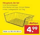 Hängekorb, 2er Set im Angebot bei Netto Marken-Discount in Falkensee Hängekorb, 2er Set Angebote bei Netto Marken-Discount Falkensee für 4,99 €