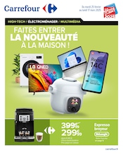 Cafetière Électrique Angebote im Prospekt "FAITES ENTRER LA NOUVEAUTÉ À LA MAISON !" von Carrefour auf Seite 1