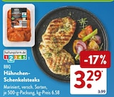 BBQ Hähnchen-Schenkelsteaks bei ALDI SÜD im Wiesloch Prospekt für 3,29 €