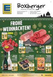 EDEKA Prospekt für Brilon: "Aktuelle Angebote", 16 Seiten, 21.12.2024 - 24.12.2024