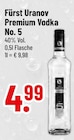 Premium Vodka No. 5 Angebote von Fürst Uranov bei Trinkgut Regensburg für 4,99 €