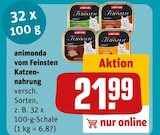 REWE - vom Feinsten Katzennahrung Angebot im Prospekt vom Feinsten Katzennahrung bei REWE im Prospekt "" für 21,99 €