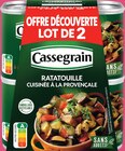 Ratatouille cuisinée à la provençale - CASSEGRAIN à 4,26 € dans le catalogue Intermarché Hyper