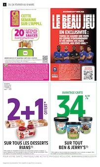 Catalogue Intermarché Super de la semaine 10, "-60% DE REMISE IMMÉDIATE SUR LE 2ÈME", page 2, 24/02/2026 - 08/03/2026 Prospectus Intermarché Super en cours, "-60% DE REMISE IMMÉDIATE SUR LE 2ÈME", page 2 sur 40
