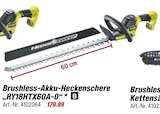Brushless-Akku-Heckenschere RY18HTX60A-0 im toom Baumarkt Prospekt Brushless-Akku-Heckenschere RY18HTX60A-0 von Ryobi im aktuellen toom Baumarkt Prospekt fĂŒr 179,99 âŹ