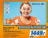 Aktuelle Fernseher Angebote bei expert in Peine Aktuelles OLED TV K-55XR84PAEP Bravia 8 Angebot bei expert in Peine ab 1.449,00 €