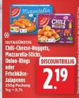 Chill-Cheese-Nuggets von Gut&Günstig für 2,19 € bei EDEKA im Angebot Chill-Cheese-Nuggets von Gut&Günstig im aktuellen EDEKA Prospekt