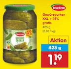 Gewürzgurken XXL Angebote von Beste Ernte bei Netto Marken-Discount Hagen für 1,19 €