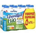 Lait U.H.T. Bio "Format Familial" - GRANDLAIT - Carrefour Market à Villeurbanne Lait U.H.T. Bio "Format Familial" - GRANDLAIT en promo chez Carrefour Market Villeurbanne à 8,96 €