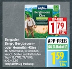 Berg-, Bergbauern- oder Heumilch-Käse von Bergader im aktuellen EDEKA Prospekt